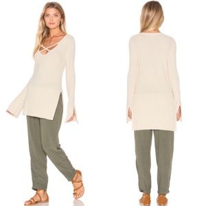 NWOT Free People Criss Cross Sweater